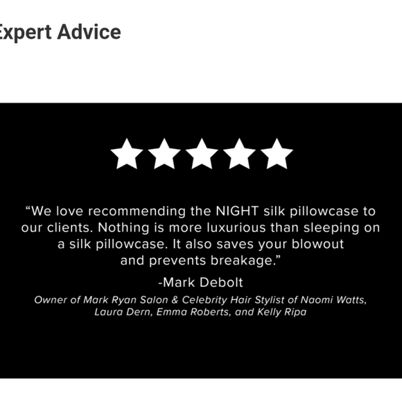 NIGHT 100% Mulberry Silk Pillowcase - Picture 9 of 11